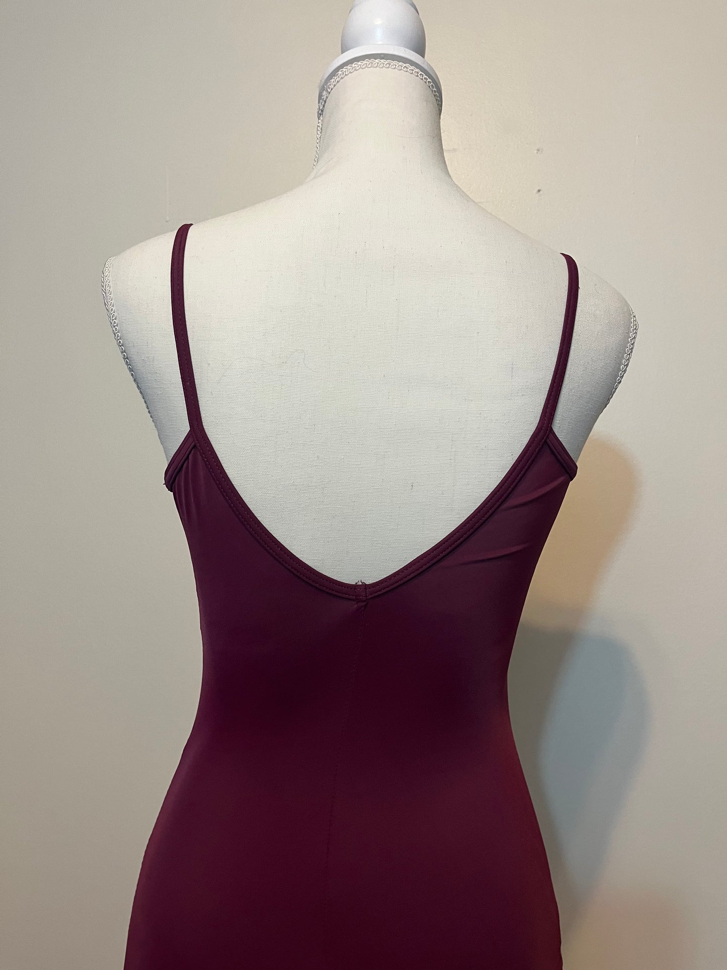 Balera Maroon Leotard Adult Small