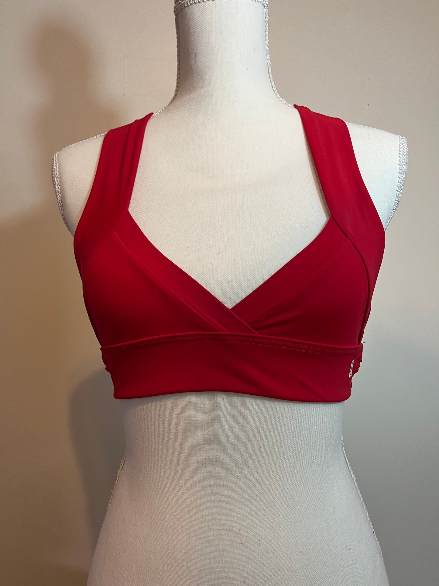 Riehle Red Sports Bra Adult Medium