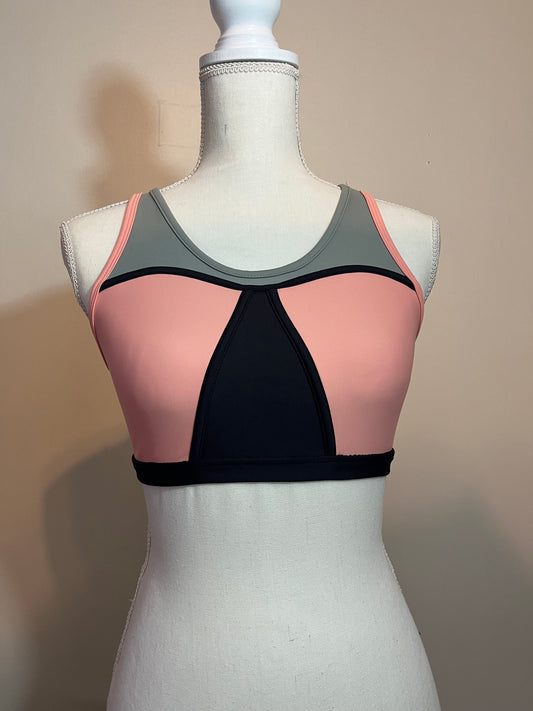 Oh La La Dancewear Peach Sports Bra Adult Medium