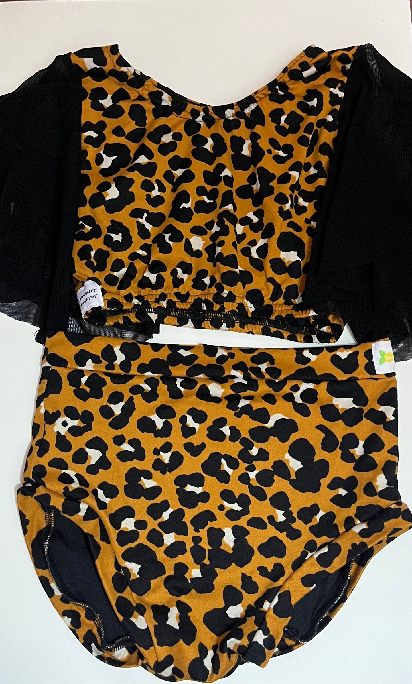 LemonBerry Dancewear Leopard Print Child Large