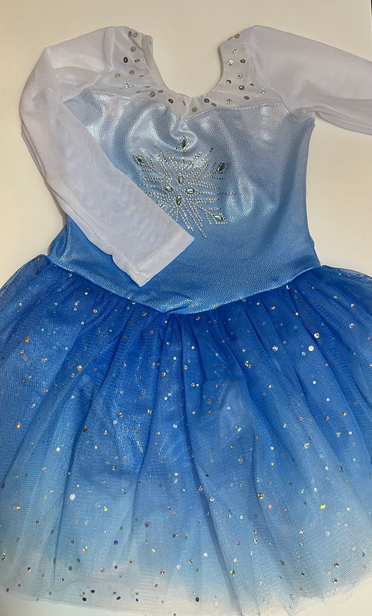 Snow Princess Leotard+Tutu 3-4T