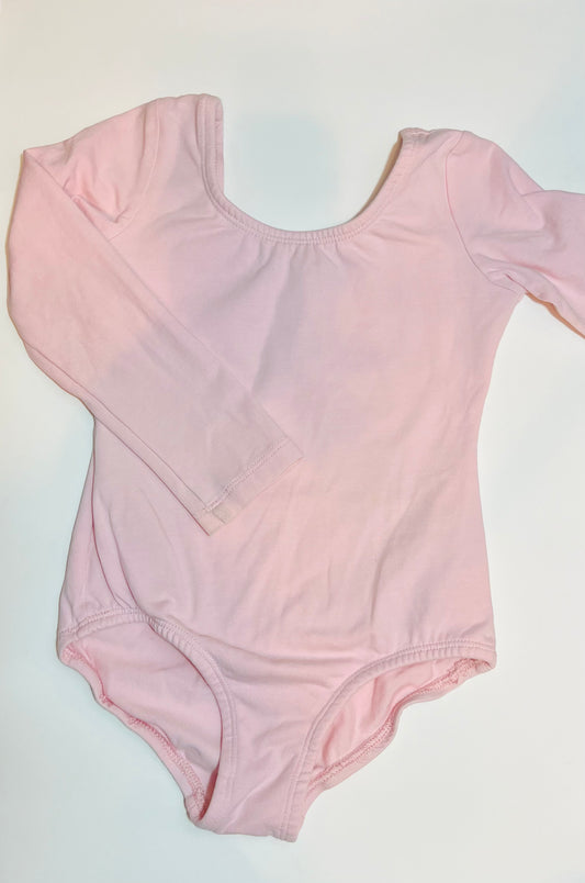 Pink Long Sleeve Leotard 3-4T