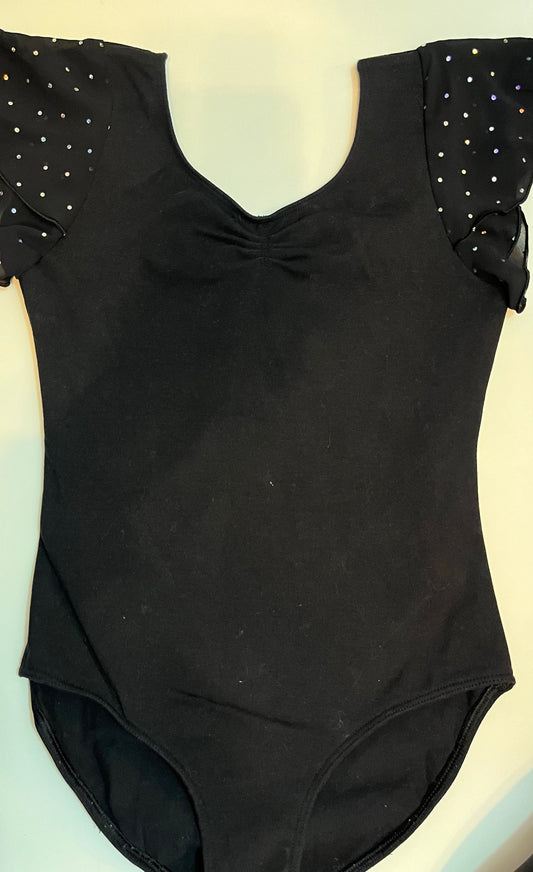 Black Leotard Bloch Child Large (12)