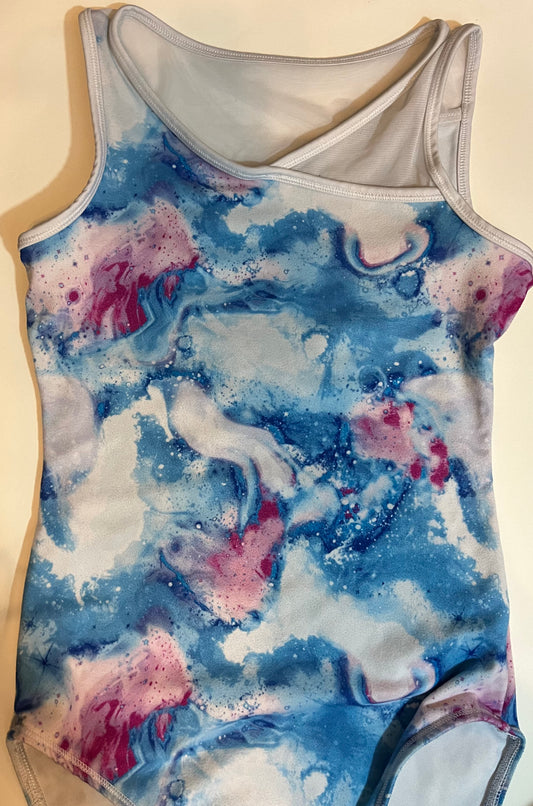 Watercolored Leotard Dicks Sporting Goods Child Medium (10-12)